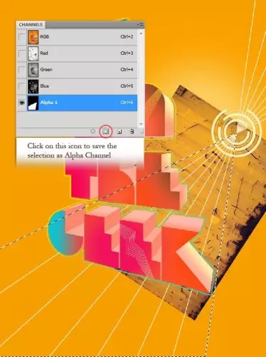 آموزش طراحی تصویر تایپوگرافی سه بعدی در فتوشاپ